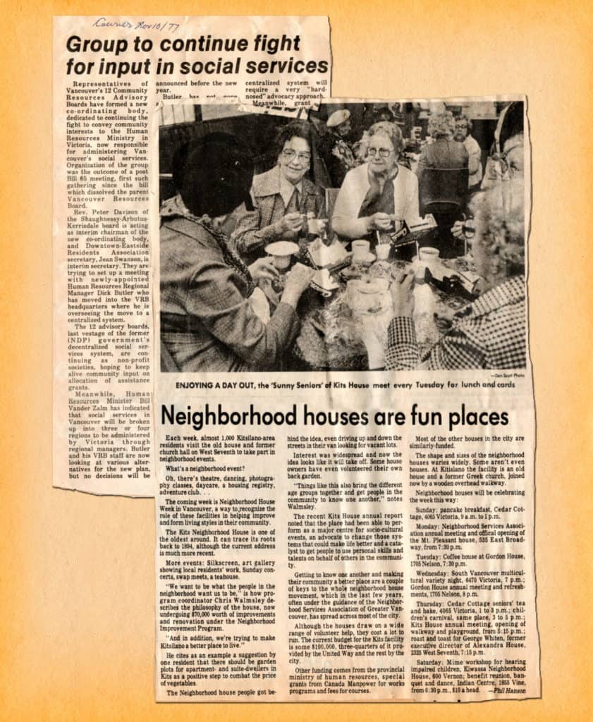 Kitsilano (Kits) Neighbourhood House • Vancouver Heritage Foundation